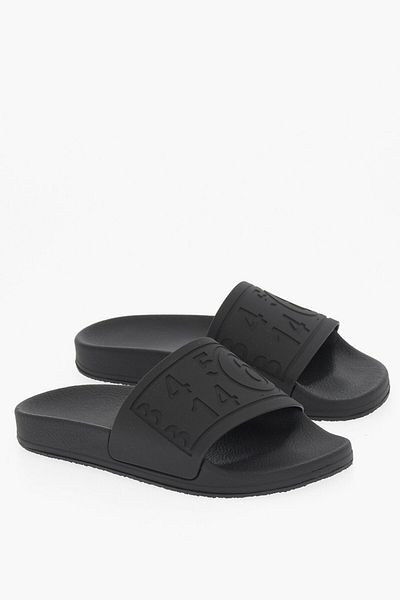 Maison Margiela Mm6 Slide-uri solide în culori cu logo în relief