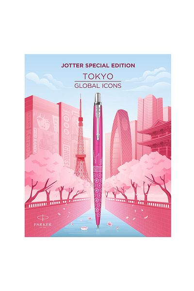 Parker Jotter Special Edition Tokyo Pink Ct Ballpoint Pen