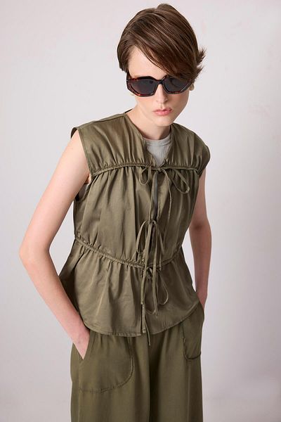Touché Privé Büzgü Detailed Vest