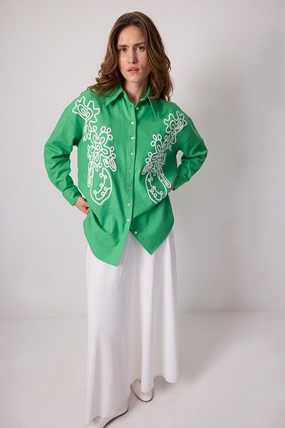 Touché Privé Contrast Embroidered Shirt