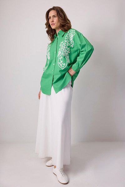Touché Privé Contrast Embroidered Shirt