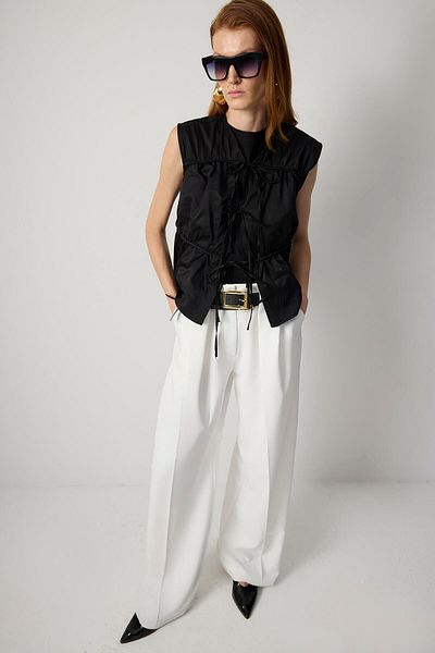 Touché Privé Büzgü Detailed Vest