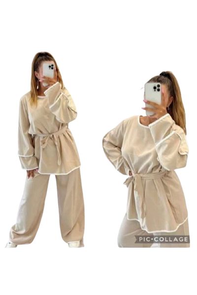 Gloryland Smart elegant women's set, 2 pieces, universal size, cream