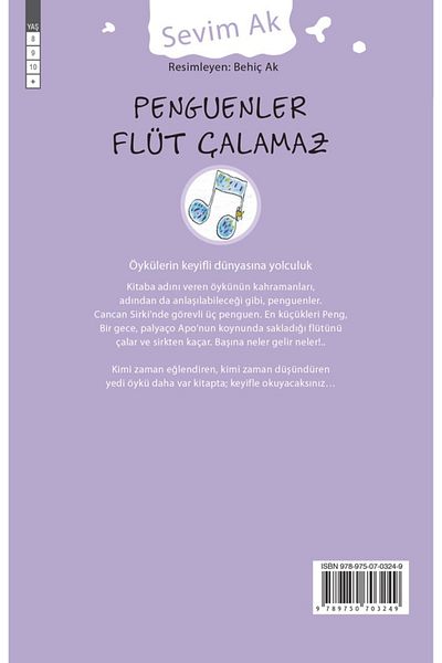 Bloomsbury Penguins Can'T Play Flute - Sevim Ak