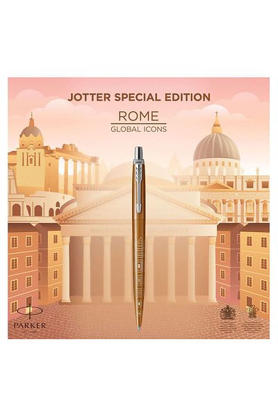 Parker Jotter Special Edition Rome Bronze Ct Ballpoint Pen