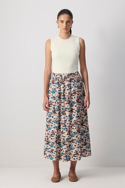 Touché Privé Flower patterned skirt