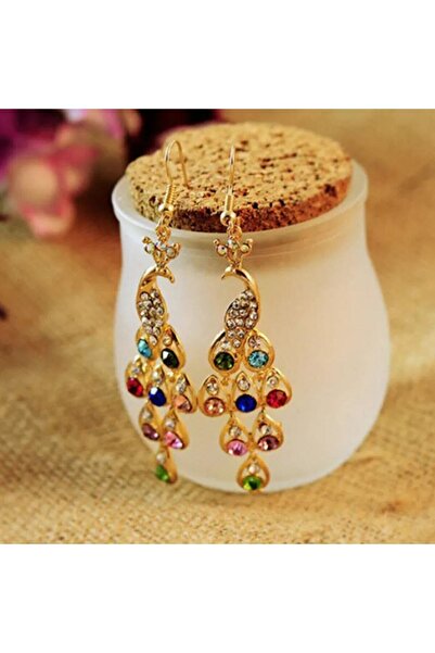 Shiklik MODA اجعل فرقك في طرازك مع أقراط الطاووس الجذابة
