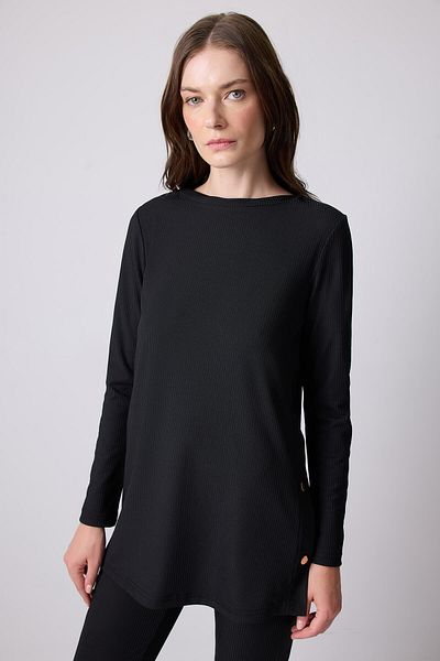 Touché Privé Twill Knitted Tunic Pants Set