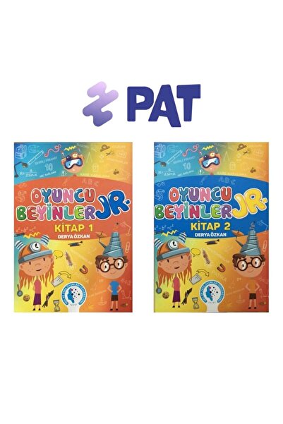 Curious&Genius Pat Player Brains Jr1 and Player Brains Jr2 Set of Two Educati...