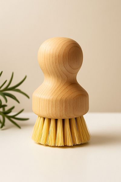Dia Natural Cactus Herb Fruit and Vegetable Cleaning Dish Brush (Vegan)