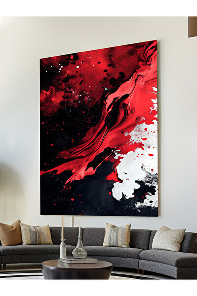 ESLEM TUTKU VE KAOS ADLI KANVAS TABLO