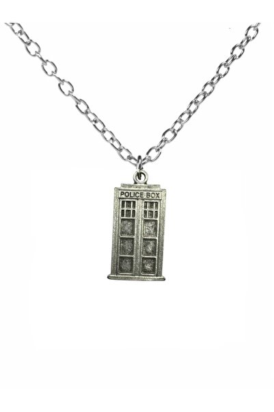Herşey Nota قلادة دكتور هو تارديس (قفص الشرطة) للجنسين مع شخصية - رمز لرحلات ...