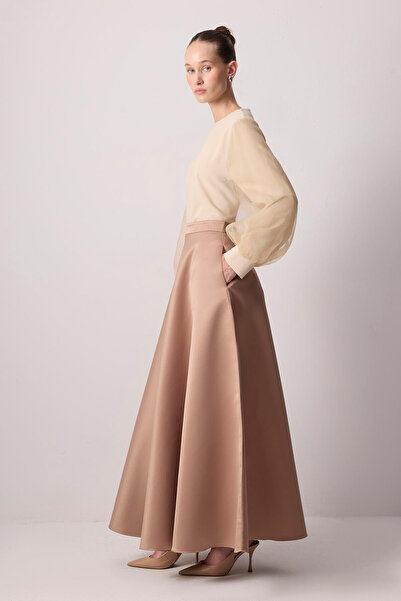 Touché Privé ORGANZE GARNİLİ BALON KOL BLUZ