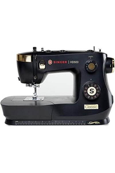 Mu Art Ahşap Singer Hd500 Classic Gold Dikiş Makinesi - Siyah