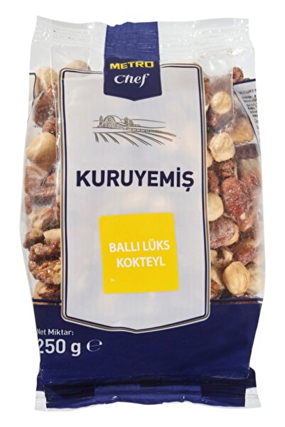 Metro Chef Ballı Lüks Kokteyl Kuruyemiş 250 G BURFEZ