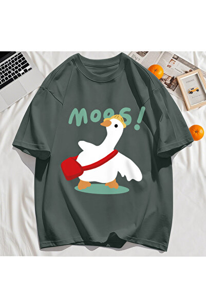 StartMore Y2K Vintage T-Shirt Tee Cute Cartoon Bag Duck Pattern
