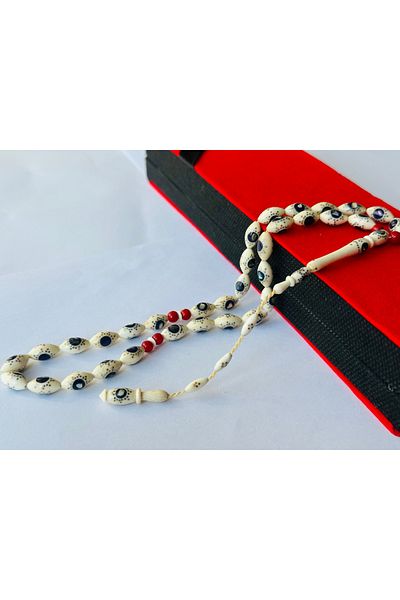 Doğaltaş Ivory Teeth Prayer Beads