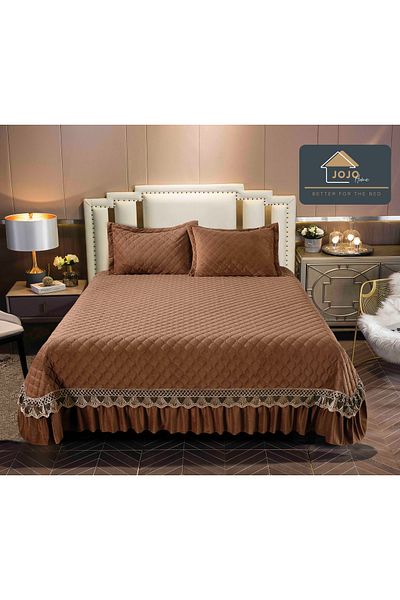 FIONNA.RO Premium Velvet Blanket UNI - Brown