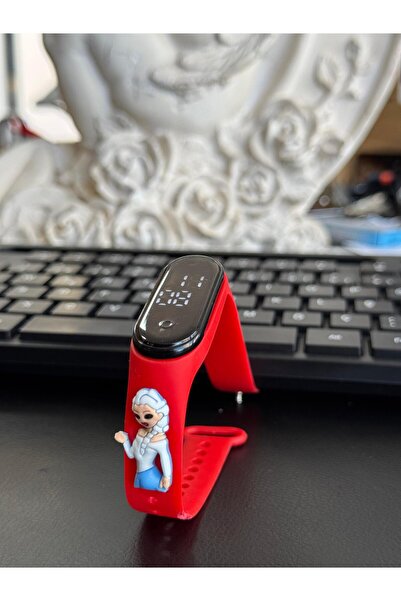 REVOPRO Figürlü Dijital Led Çocuk Saati Dokunmatik Ekranlı Su Geçirmez