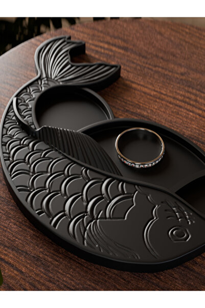 Sizseyy Organizator pentru bijuterii cu inele de pește