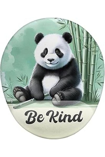 Mu Art Ahşap Cute Panda Mouse Pad