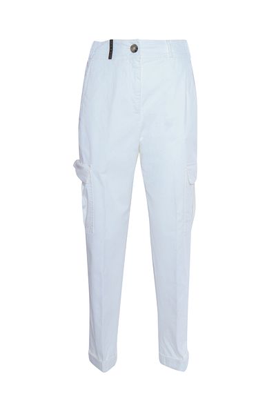 Peserico White cargo pants