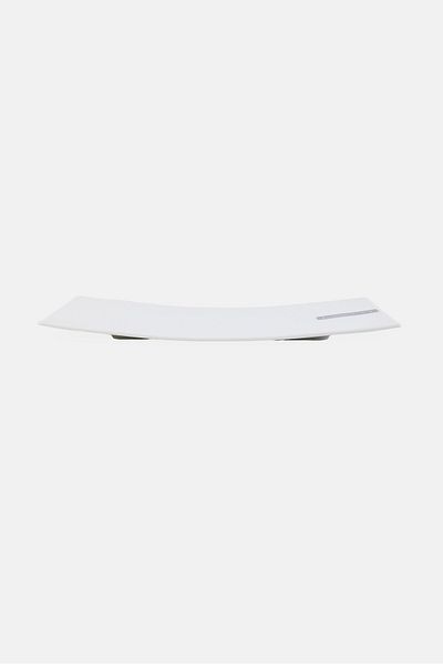 Maser Ceramic Rectangular Serving Platter, White