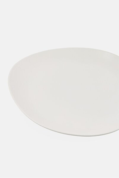 Maser Ceramic Flat Plate, Off White
