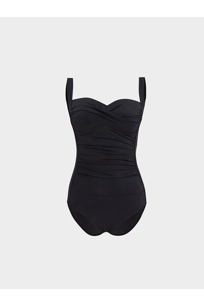 LC Waikiki LCW DREAM Çıkabilir Pedli Büzgü Detaylı Kadın Mayo
