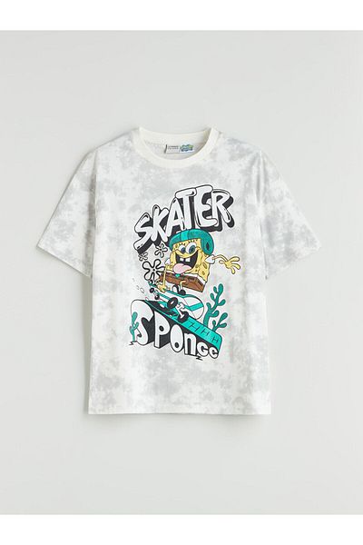 LC Waikiki Crew Neck Printed Boys' T-Shirt