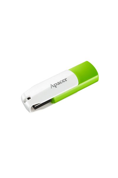 Apacer Memorie USB 2.0 Apacer 32Gb, AH335, rotativa, alb cu verde