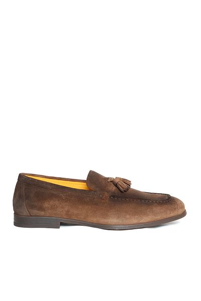Doucal's Brown suede loafers