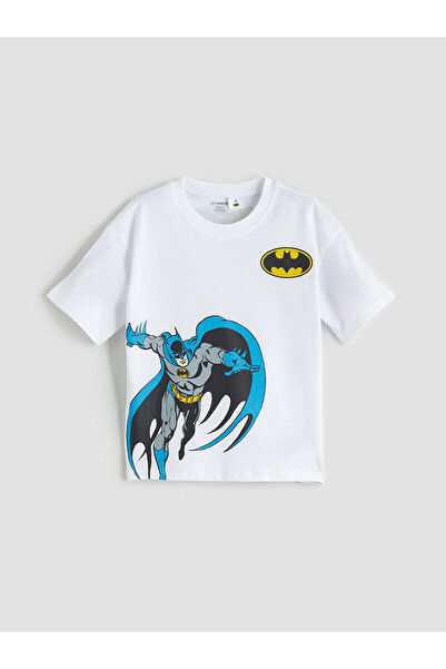 LC Waikiki Özmarka Νέας Σεζόν Παιδικό Μπλουζάκι για Αγόρια με Στάμπα Crew Neck