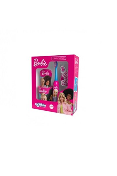 Barbie Kids Set Copii Mr. White: periuta electrica, pasta dinti copii, pahar + 6 agrafe de par