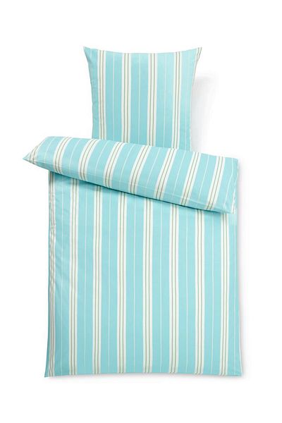 Tchibo King 2 Pieces Premium Cotton Bed Linen With Pillow Case Set, Multicolor