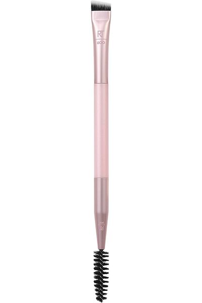 Real Techniques Dual-Ended Brow Brush, For Shaping & Filling, Travel-Friendly Spoolie