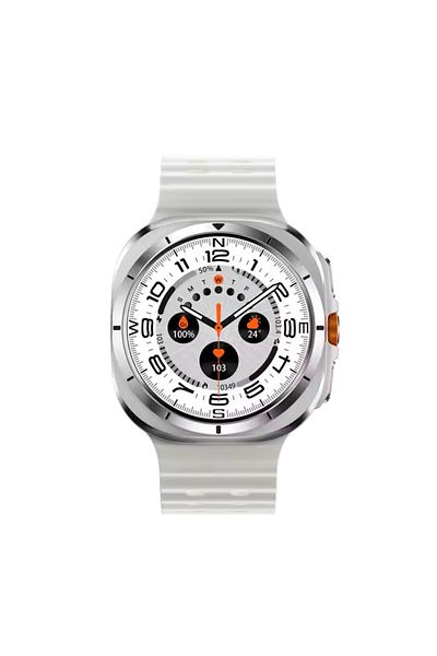 zyteq W7 Smartwatch, 1.43" AMOLED, BT 5.4, GPS, HR/O2/BP, SOS, Wireless Charging, White