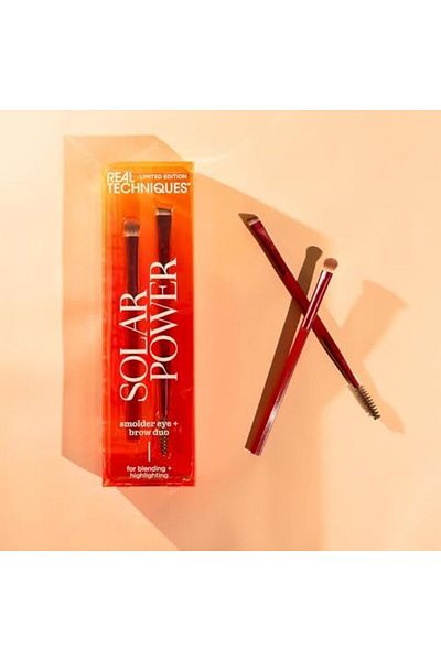 Real Techniques Real Techniques Smolder Eye with Brow Duo Brush 2-Piece Set