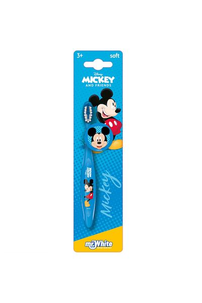 Mickey Mouse Periuta dinti copii +3 ani Soft Mr.White MICKEY MOUSE ventuza
