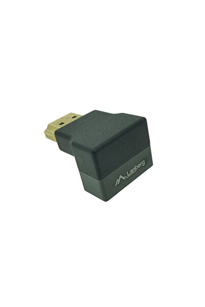 Lanberg Adaptor HDMI tata la HDMI mama, 8K, unghi 90 grade, inclinat in sus, ...