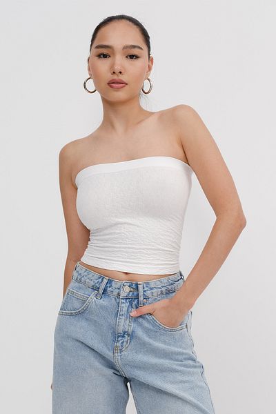 Addax Strapless Textured Bustier B0513-K8