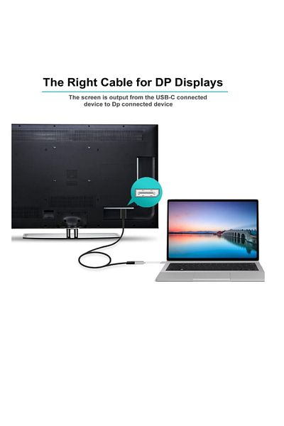 CIMUTO CIMUTO Type C - Displayport adapter, shielded, high quality