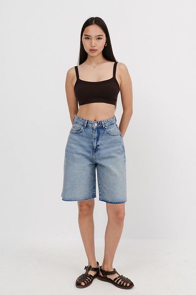Addax Bermuda Denim Shorts Ş8066-Pnp