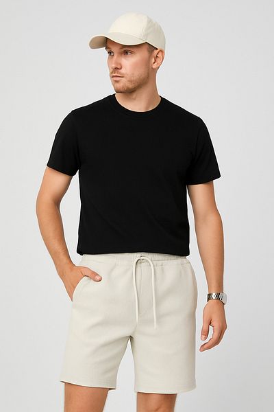 LACİVERTMEN Lacivertmen 8076 Ai̇rcord New Definition of Lightness and Elegance Regular Fit Shorts