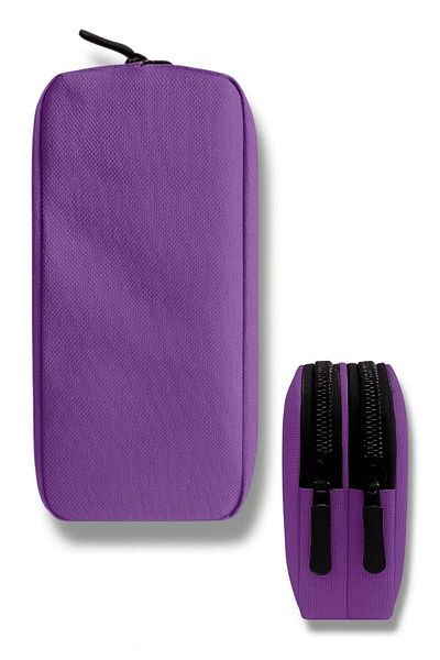 madam gold Kuromi & Melody Double Zipper Pen Holder – Colorful Beaded Design