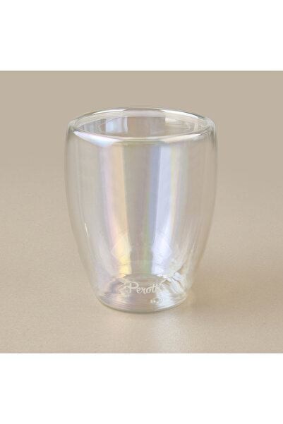 Perotti Colors Çift Cidarlı Bardak - Şeffaf - 350 ml