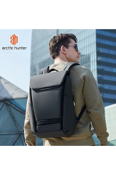 Arctic Hunter Computer Backpack Durable Water-Resistant TSA Friendly Opening Slim Travel Backpack B00559