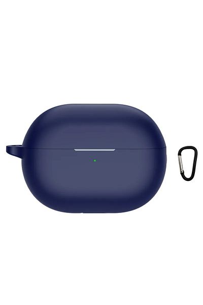 THD Husa protectie casti wireless, THD, compatibil Huawei FreeBuds Pro 4, carlig prindere, albastru