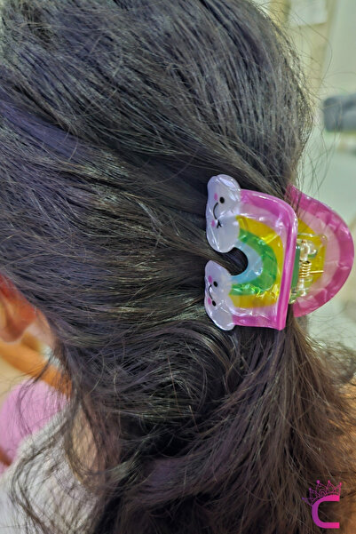 Cinderella Smiley Face Cloudy Rainbow Acetat Cataramă pentru fete - Cadou Agr...