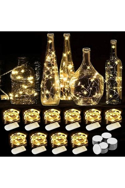 CEDA HOME Set 20 Light Installations, WEARXI, Copper, 2m, Indoor Decoration